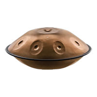 Meinl - Sensory Handpan, Stainless Steel, F Pygmy, 11 Notes, 440 Hz, Vintage Copper, HPSTL110CU