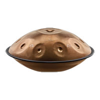 Meinl - Sensory Handpan, Stainless Steel, E La Sirena, 10 Notes, 432 Hz, Vintage Copper, HPSTL102CU