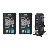 IDX 2x DUO-C98P + VL-2X Battery Bundle