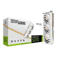 ZOTAC NVIDIA GeForce RTX 5070 AMP White 12GB Blackwell Graphics Card