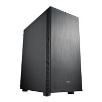 FSP CMT223S Silent ATX Mid Tower PC Gaming Case with 4x 120mm Fans Black