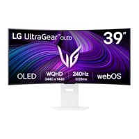 LG UltraGear 39" 39GX90SA-W WQHD 240Hz Curved FreeSync Premium OLED Gaming Monitor