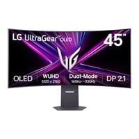 LG UltraGear 44.5" 45GX950A-B 5K2K 165Hz Curved FreeSync Premium Pro OLED Dual Mode Gaming Monitor
