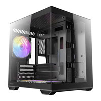 Antec CX60M ARGB Micro-ATX Mini Tower Tempered Glass Black PC Gaming Case