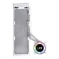 Lian Li Hydroshift II LCD-C 360N White All-in-One Fanless CPU Cooler with LCD