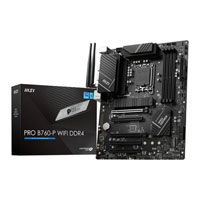 Open Box MSI Intel PRO B760-P WIFI DDR4 ATX Motherboard