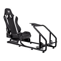 Thermaltake GR300 Racing Simulator Cockpit Black with Reclining Seat Thermaltake GR300 Racing Simulator Cockpit Black with Reclining Seat