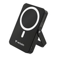 Verbatim Charge 'n' Go Wireless / USB-C 10000mAh Power Bank with Stand, Black