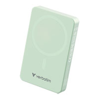 Verbatim Charge 'n' Go Wireless / USB-C 10000mAh Power Bank, Green