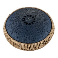 Meinl Sonic Energy 10" Medium Octave Steel Tongue Drum, C Minor, 8 Notes, 432 Hz, Navy Blue