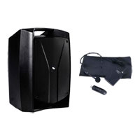 Proel V12Free Portable Sound System+ Proel U24B Wireless Bodypack Microphone System