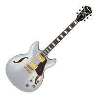 Ibanez AS73G-MSF Electric Guitar - Moonstone Silver Flat