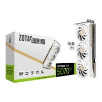 ZOTAC NVIDIA GeForce RTX 5070 Ti SOLID CORE OC WHITE 16GB Blackwell Graphics Card