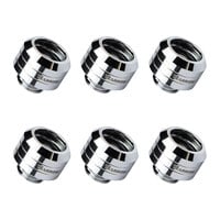 Barrow 14mm OD Twin Seal 6-Pack Silver Hard Tube Compression Fitting Barrow 14mm OD Twin Seal 6-Pack Silver Hard Tube Compression Fitting