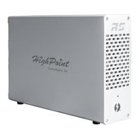 HighPoint RocketStor RS6661B-mSAS2 Thunderbolt3 to 2x Mini-SAS External Enclosure HighPoint RocketStor RS6661B-mSAS2 Thunderbolt3 to 2x Mini-SAS External Enclosure