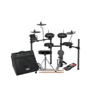 NUX DM-8 Electronic Drum Kit, Drum Amplifier, Sticks and Stool