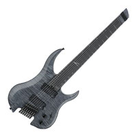 Legator Ghost G7FSS Multi-Scale Headless 7-String Black Flame