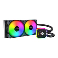 Montech HyperFlow Digital 240 All In One 240mm Black Intel / AMD CPU Water Cooler