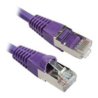 Cables Direct 3M Cat6a LSZH RJ45 Violet Moulded Snagless Ethernet Cable Cables Direct 3M Cat6a LSZH RJ45 Violet Moulded Snagless Ethernet Cable