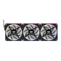 Thermaltake TS 120 EX RGB Airflow / Static Pressure 120mm PWM Black Triple Fan Pack