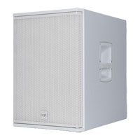 RCF SUB 15-AX Professional Active 15" Subwoofer (White)