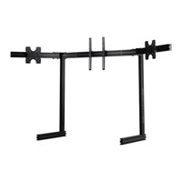 Refurbished Next Level Elite Freestanding Complete Triple Monitor Stand - Black
