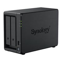 Synology DiskStation DS725+ 2 Bay Desktop NAS Enclosure with NVMe M.2 Support