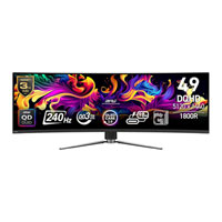 MSI 49" MPG 491CQPX QD-OLED DQHD 240Hz G-Sync Compatible Curved Monitor