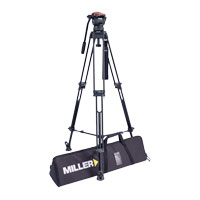 Miller System Versa 4128 CXV10 Toggle 2-Stage Video Tripod