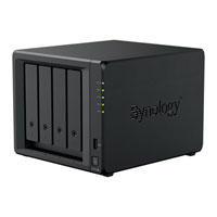 Synology DiskStation DS425+ 4 Bay Desktop NAS Enclosure with NVMe M.2 Support