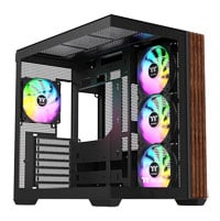 Thermaltake View 380 WS ARGB Mid Tower Tempered Glass PC Gaming Case Black