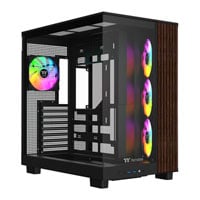 Thermaltake View 380 XL WS ARGB Mid Tower Tempered Glass PC Gaming Case Snow Black