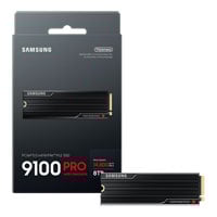 Samsung 9100 PRO 8TB PCIe 5.0 M.2 SSD / Solid State Drive with Heatsink