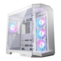 MSI MAG PANO 100R PZ White Mid-Tower Tempered Glass PC Gaming Case