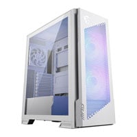 MSI MPG VELOX 300R AIRFLOW PZ White Mid Tower Tempered Glass PC Gaming Case