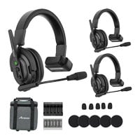 Accsoon CoMo Wireless Intercom System (1 Host Headset, 2 Remote Headsets)