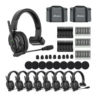 Accsoon CoMo Wireless Intercom System (1 Host Headset, 8 Remote Headsets)