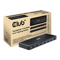 CLUB 3D Thunderbolt 4 Certified 12-in-1 Docking Station