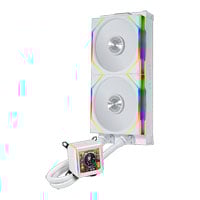 Lian Li Galahad II LCD 280 White with UNI FAN TL 140 Wireless ARGB Fans Lian Li Galahad II LCD 280 White with UNI FAN TL 140 Wireless ARGB Fans