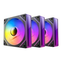 Antec Vision 120R ARGB 120mm Reverse Blade PWM Black Fans 3 Pack