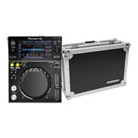 Pioneer XDJ-700 Compact DJ Multi Player (Black) with Flight Case