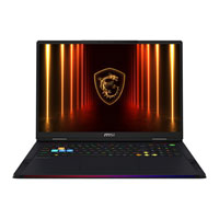 MSI Raider A18 HX UHD+ 120Hz AMD Ryzen 9 64GB DDR5 RTX 5080 Black Gaming Laptop