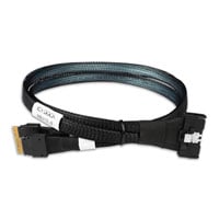 ICY DOCK 0.5m MCIO 8i SFF-TA-1016 to 2x SlimSAS 4i SFF-8654 Cable ICY DOCK 0.5m MCIO 8i SFF-TA-1016 to 2x SlimSAS 4i SFF-8654 Cable