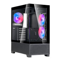 SilverStone Lucid 05 Tempered Glass Black Mid Tower PC Gaming Case