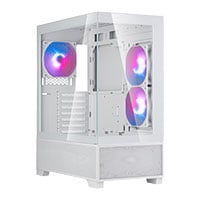 SilverStone Lucid 05 Tempered Glass White Mid Tower PC Gaming Case