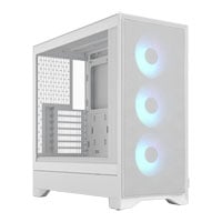 Fractal Design Pop 2 Air TG RGB White Tempered Glass Mid Tower PC Case Fractal Design Pop 2 Air TG RGB White Tempered Glass Mid Tower PC Case