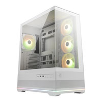 MSI MAG PANO 110R PZ Mid-Tower Tempered Glass White PC Gaming Case
