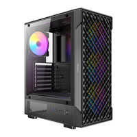 Antec VX320 ARGB Black Tempered Glass Mid-Tower Case