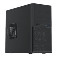 VIDA Corporate Micro-ATX Tower Black Office Case