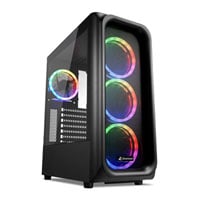 Sharkoon TK5M RGB Black Mid Tower Chassis Sharkoon TK5M RGB Black Mid Tower Chassis